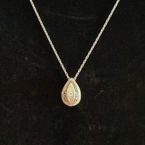 Sterling Silver & Marcasite Art Deco Necklace